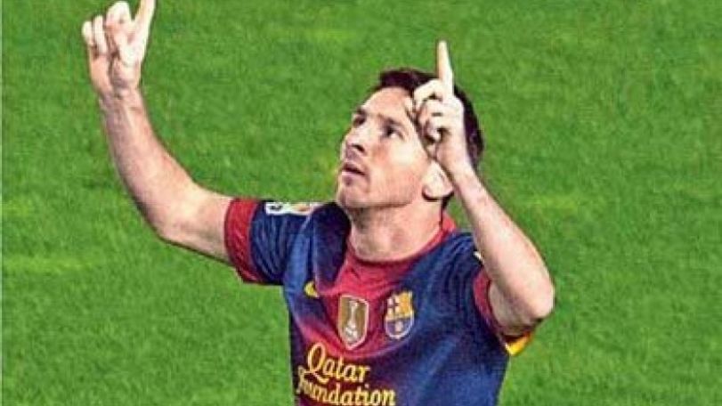 Messi on Spanish League's Top 10 scoring list