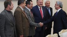 President Sargsyan receives Russian delegation: Agreement reached to make Tennis Tournament annual event 