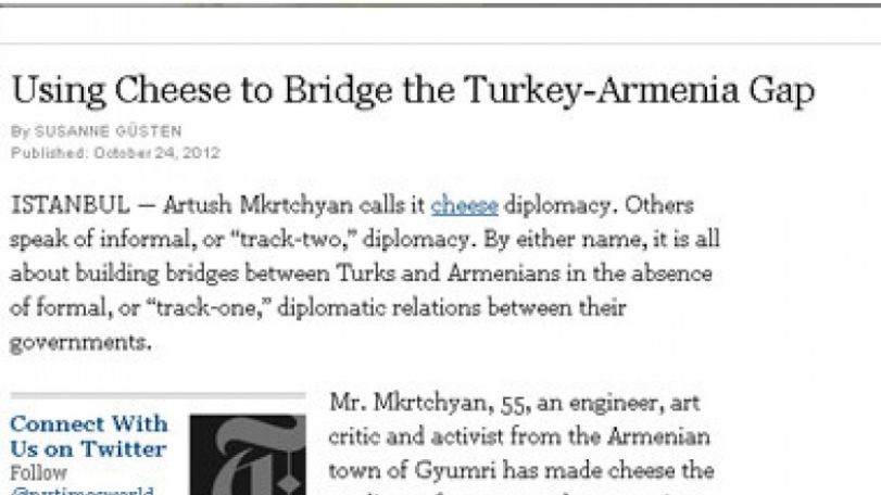 Using cheese to bridge the Turkey-Armenia gap