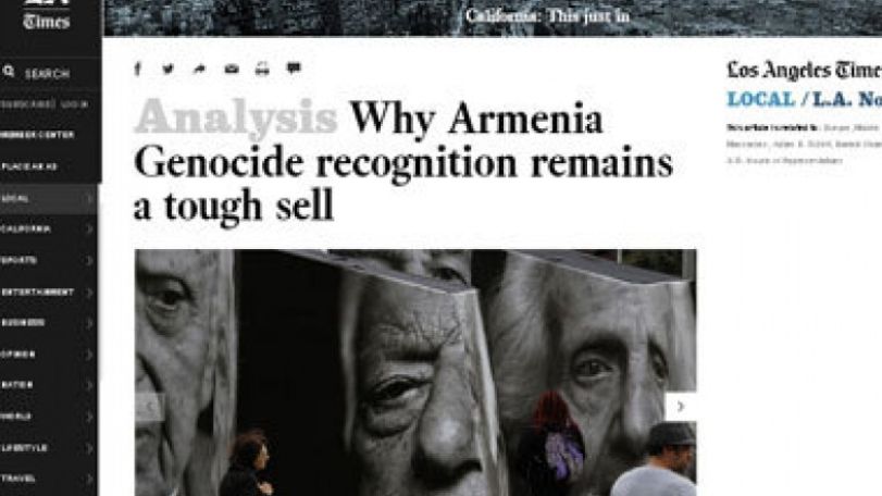 LA Times. Ինչո՞ւ Հայոց Ցեղասպանության ճանաչման խնդիրը չի լուծվում