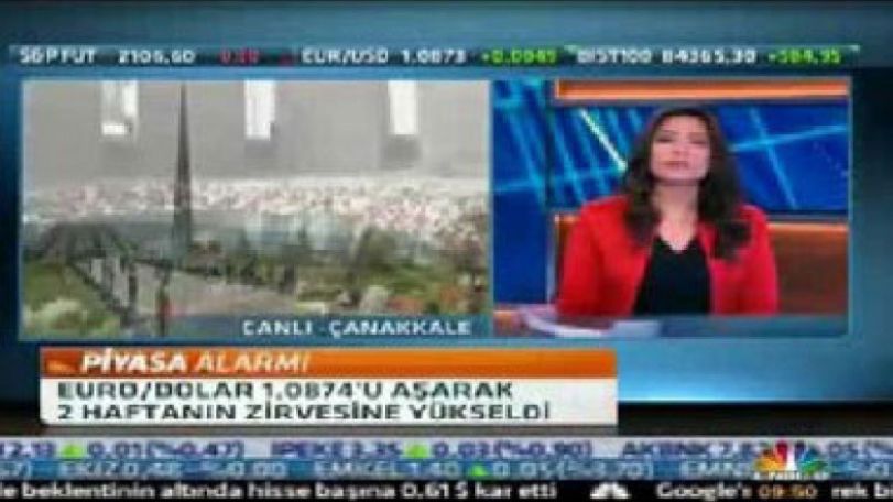 В прямом эфире турецкого телеканала CNBC показали кадры проходивших в Армении мероприятий к годовщине Геноцида армян 
