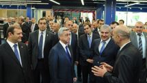 Serzh Sargsyan attends opening ceremony of Dalma Garden Mall 