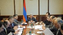 Armenian President calls meeting on current issues in taxation area 