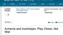 Armenia and Azerbaijan: Play Chess, Not War