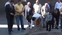 Олимпийский чемпион Арсен Галстян возложил венок к мемориалу жертв Геноцида армян 
