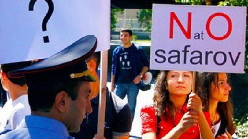 Protest against release of Turkish-Armenian soldier Sevag Balikci’s killer held in Istanbul 