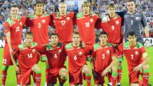 National team of Belorussia in Yerevan
