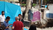 Гражданские активисты сообщили в полицию о строительстве на улице Абовяна в Ереване  
