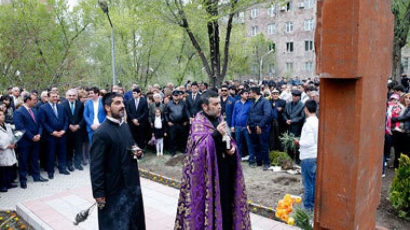 Cross-stone in memory of Armenian Genocide victims unveiled in Yerevan 
