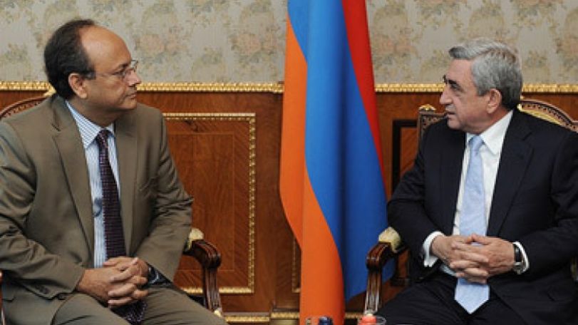 Serzh Sargsyan received Asad Alam