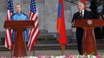 США обеспокоены диверсией азербайджанцев. Х. Клинтон обсудила с президентом Армении С. Саргсяном конкретные идеи 