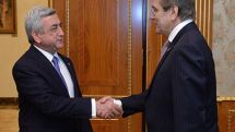 Serzh Sargsyan receives Chairman of EDB Management Board 