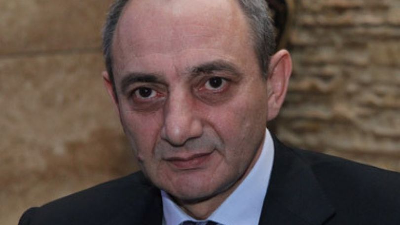 Bako Sahakyan attends opening of new school