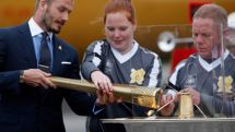 Олимпийский огонь доставлен в  Великобританию