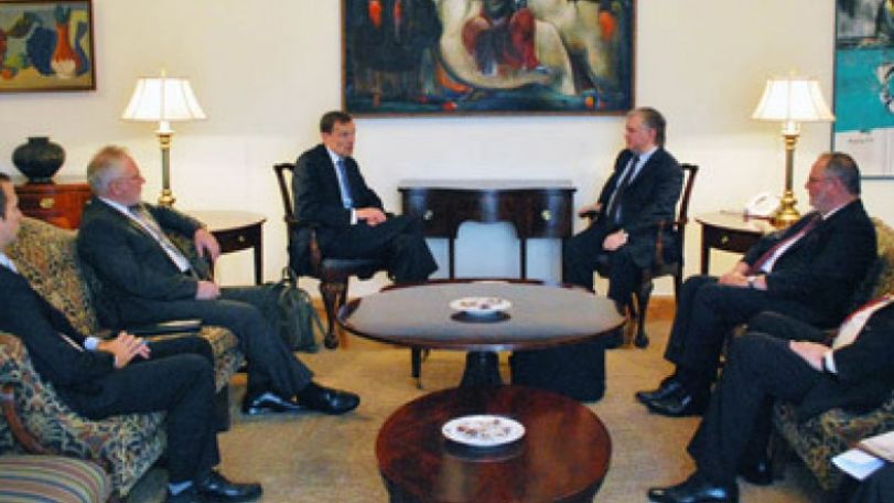 Edward Nalbandian receives OSCE Minsk group co-chairs