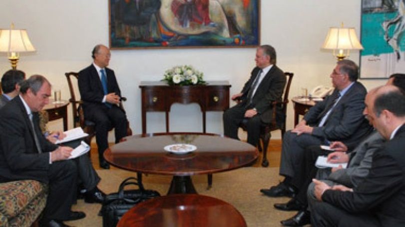 Edward Nalbandian receives IAEA director general