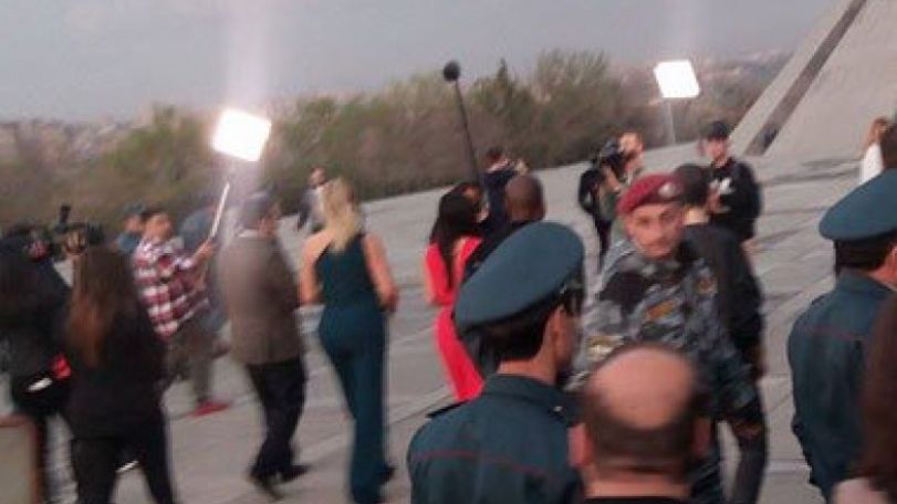 Քարդաշյանները Ծիծեռնակաբերդում են (լուսանկարներ, տեսանյութ)