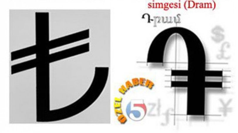Turkish new currency symbol resembles Armenian dram