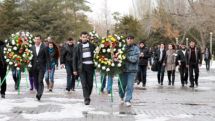 Procession to Tsitsernakaberd commemorating Sumgait victims