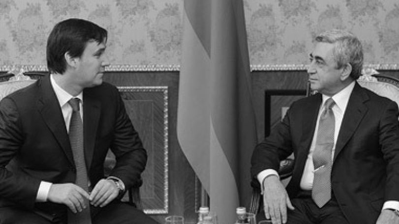 Д. Патрушев представил президенту С. Саргсяну цели «Россельхозбанка» в Армении 