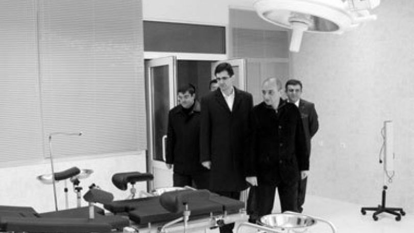 Bako Sahakyan attends hospital opening in Martakert