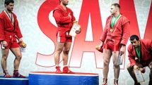 Azerbaijani sportsman, who had squatted during Armenian anthem, and his coach get confused in their excuses    