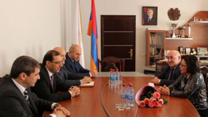 Գաբրիել Ղազարյանն ընդունել է Իրինա Ռոդնինային