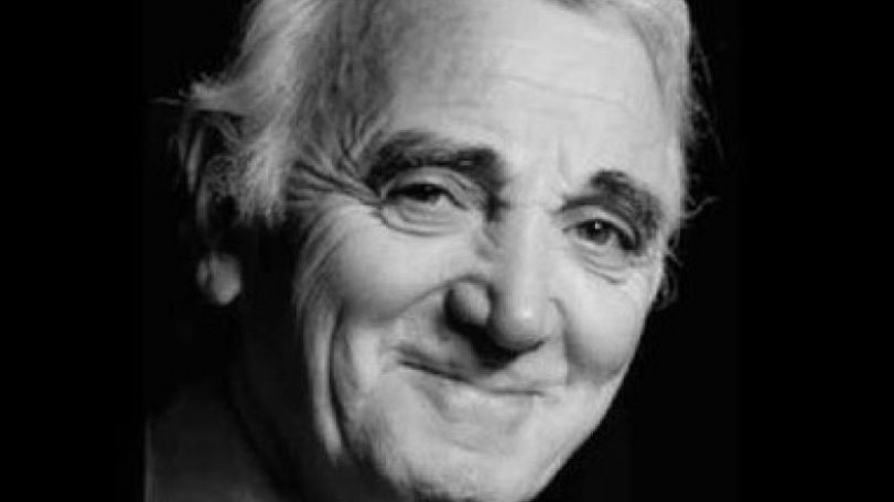 Aznavour stands strong on his feet