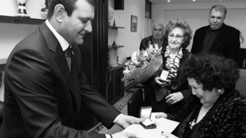 Svetlana Grigoryan, Zhenya Nersisyan honored with Yerevan Mayor’s Gold Medal 