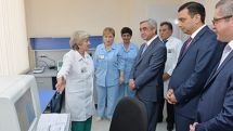 Armenian president attends opening of hospital and kindergarten in rural communities of Tavush 