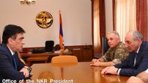 Army building issues discussed in Artsakh