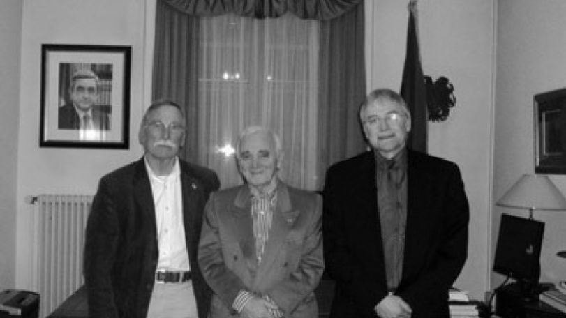 Ambassador Charles Aznavour signified Canton of Jura support to Armenia