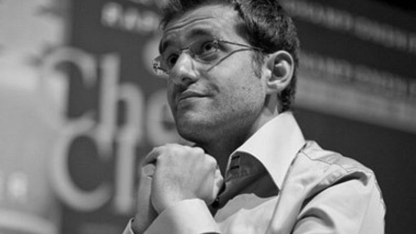 Levon Aronyan ended in draw with Giri