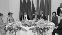 "Presidents Sargsyan and Turk meet in a business meeting to talk about further cooperation, historical similarities, etc."