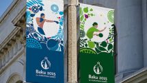 Protest in Azerbaijan against Armenian sportsmen’s arrival at European Games