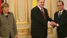 Путин, Меркель и Порошенко обсудили прекращение огня на юго-востоке Украины