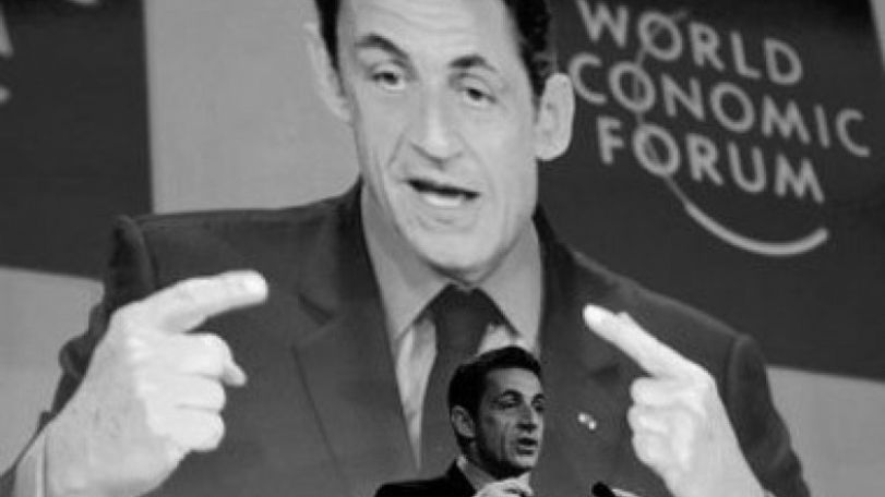 Davos: Sarkozy says banks must be reined 