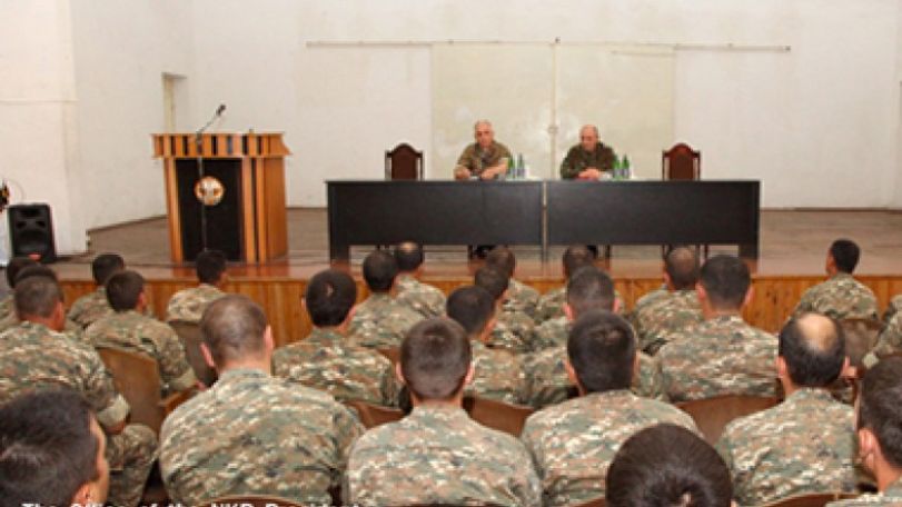 Bako Sahakyan highlights importance of inspections in the army 