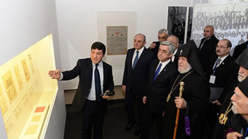 Serzh Sargsyan attends opening of Komitas Museum-Institute