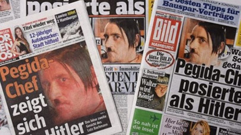 Germany Pegida: Protest leader quits amid Hitler row