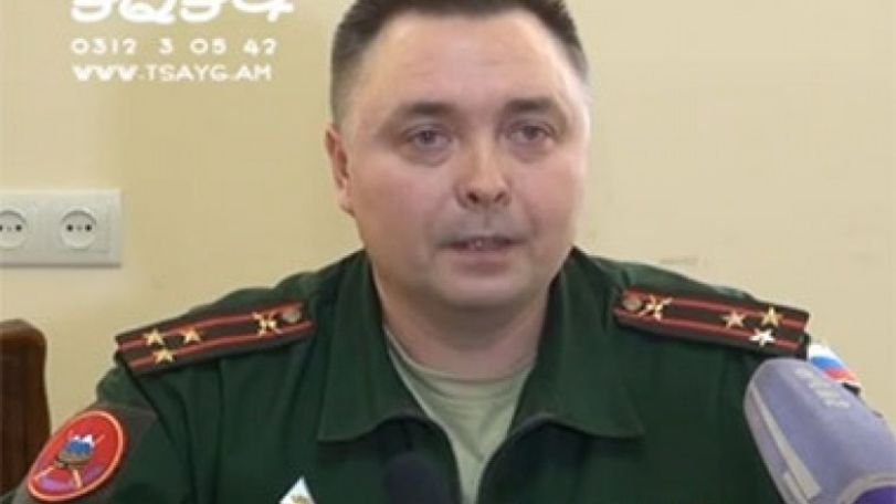 Замкомандира102-й РВБ: Совершивший это ужасное преступление в Гюмри понесет самое суровое наказание
