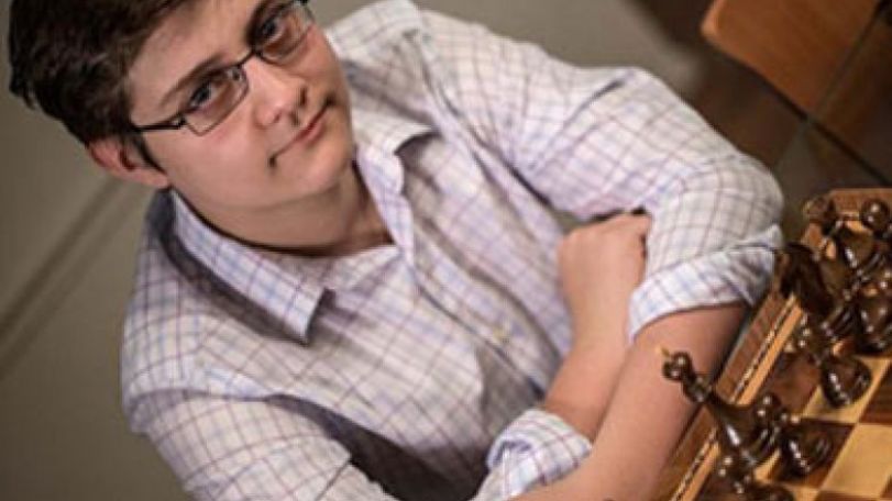 Levon Aronian and Samuel Sevian in Wijk aan Zee