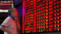 China shares rise amid sharp volatility