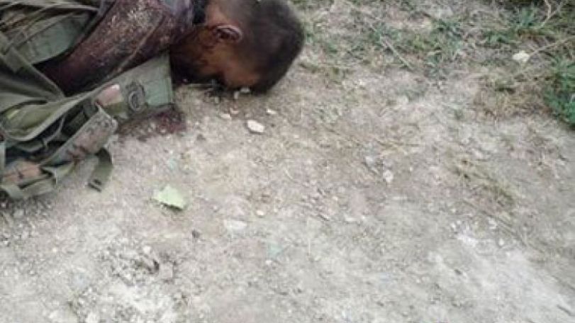  Azerbaijani media pass off photo of Georgian soldier killed in 2008 as “killed Armenian soldier”