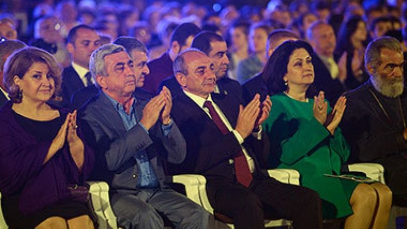 Bako Sahakyan and Serzh Sargsyan attend Artsakh premiere of Verdi’s Requiem 