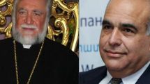Raffi Hovannisian meets with Catholicos Aram I in Lebanon 