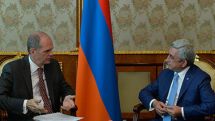 President Sargsyan, Mark Horton discuss programs and cooperation of Armenia and IMF 