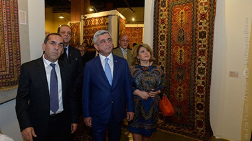 Սերժ Սարգսյանն այցելել է «Մեգերյան կարպետ» ընկերություն (լուսանկարներ)
