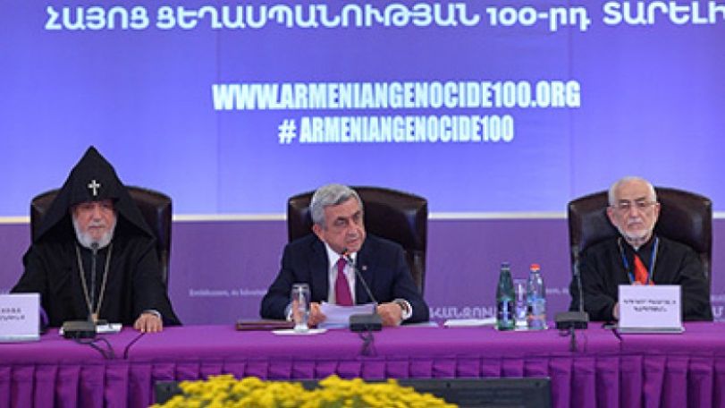 Serzh Sargsyan to Azerbaijan: «We will be consistent in finding and persecuting every one guilty for crimes against humanity»