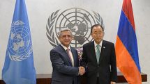  President Sargsyan, UN Secretary-General Ban Ki-moon discuss Karabakh settlement